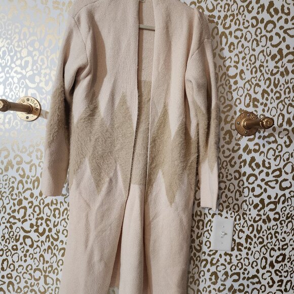 Soft sweater jacket zig zag stripe - Picture 1 of 3